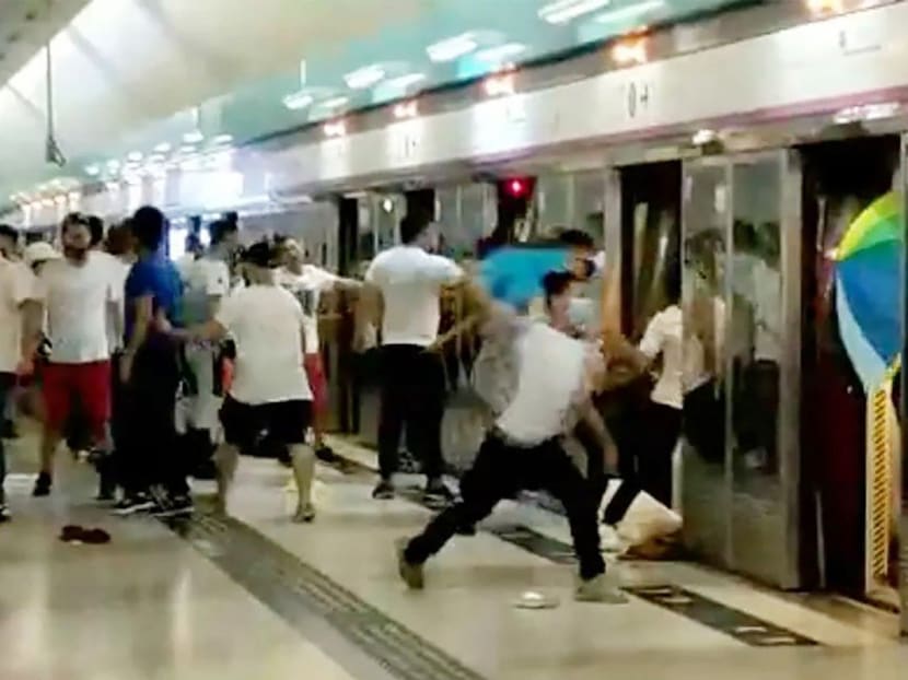 As public anger continued to boil over the attacks, there were calls online for a protest on Wednesday morning against the MTR, with many blaming the railway operator for failing to protect passengers that night.
