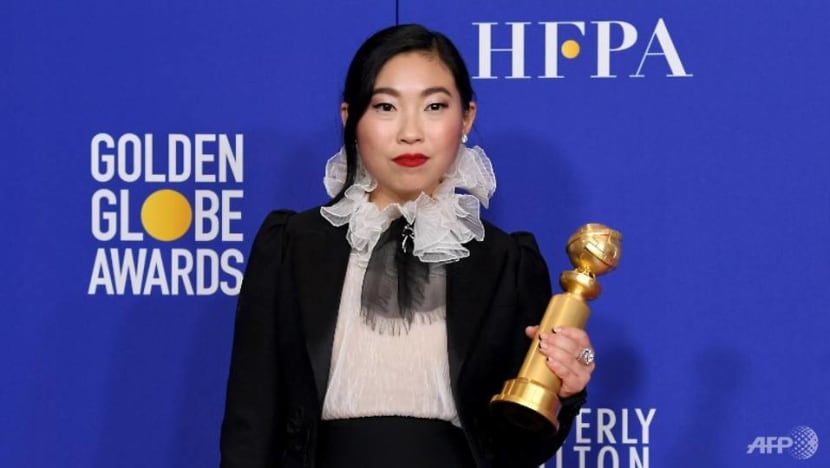 Awkwafina makes history as first Asian actor to win a Golden Globe in film Awkwafina makes history as first Asian actor to win a Golden Globe in film