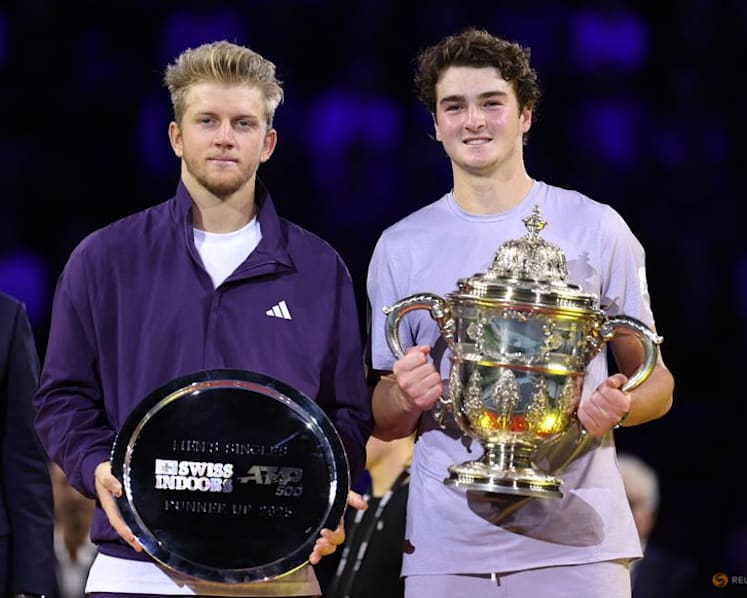 Brazilian teen Fonseca beats Davidovich Fokina to win biggest career title in Basel