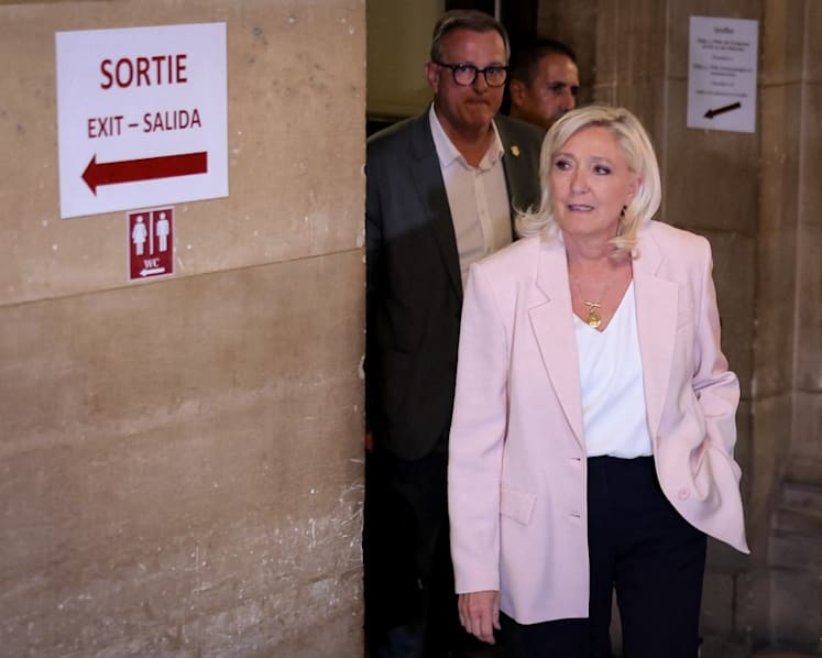 France's Marine Le Pen says she will appeal conviction, run for president in 2027