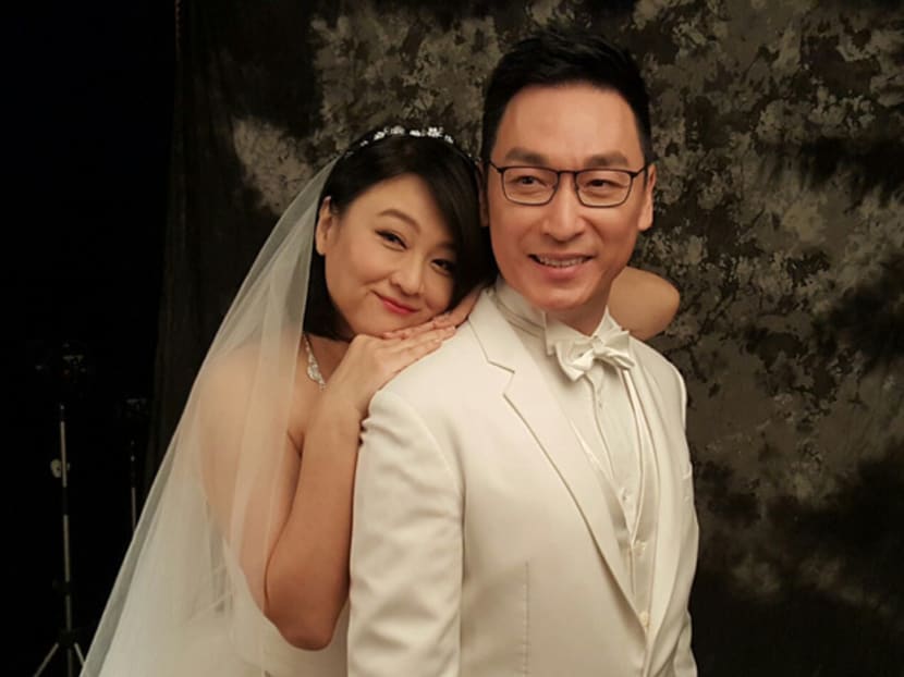 Chen Li Ping, Rayson Tan take first ‘wedding photos’ 17 years after tying the knot