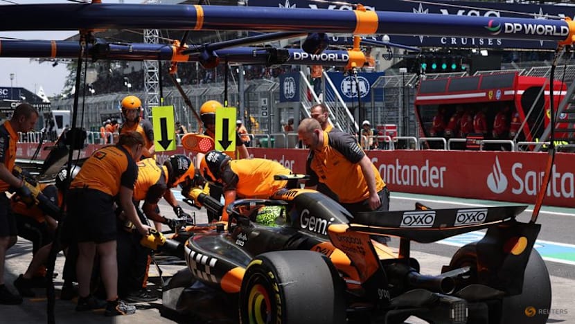 Norris leads Piastri in McLaren practice one-two in Brazil