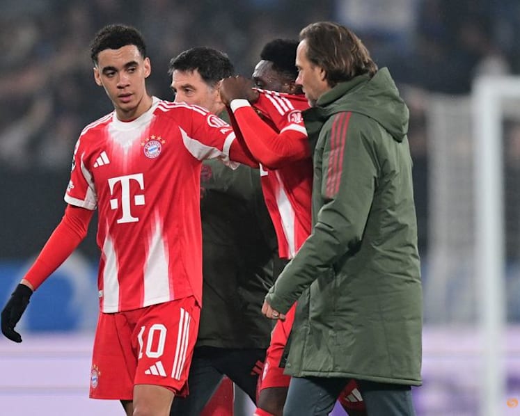 Bayern trio sidelined with injuries after win at Atalanta