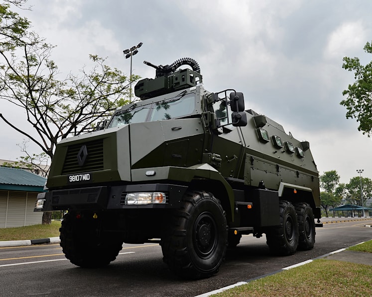 Stronger armoured vehicle to support servicemen