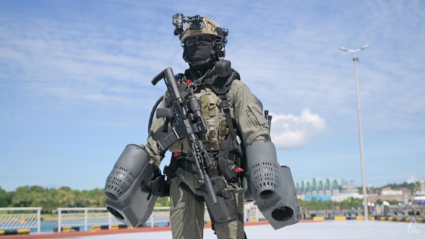 Jetpacks, weaponised drones: Singapore police trialling new tech to protect waterways