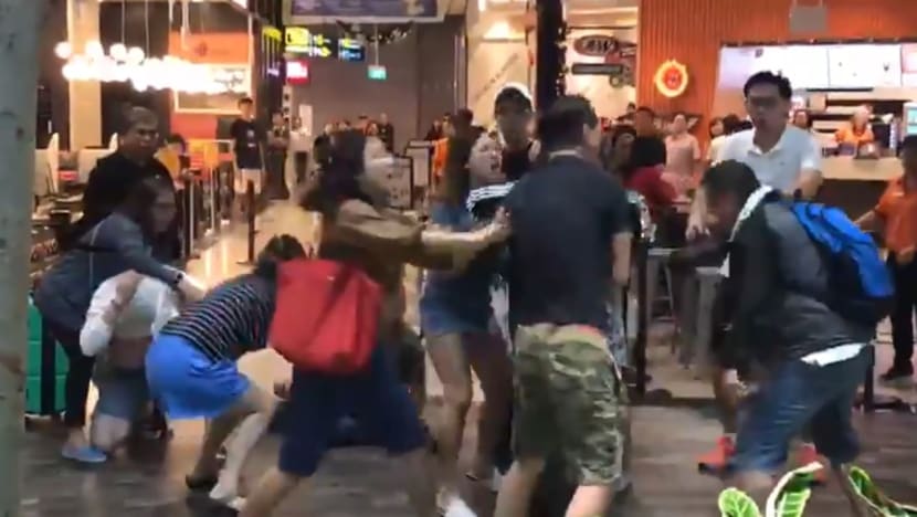 Fight near A&W outlet at Jewel Changi Airport - 2 men arrested