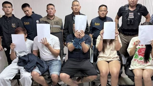 涉绑架及殴打前泰籍女友  台男与四泰男女泰国被捕