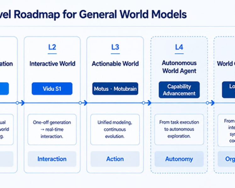 ShengShu Technology Proposes a Five-Level Roadmap for General World Models