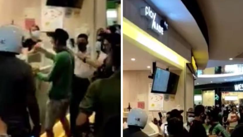 Man arrested for public nuisance after incident at Waterway Point bubble tea shop