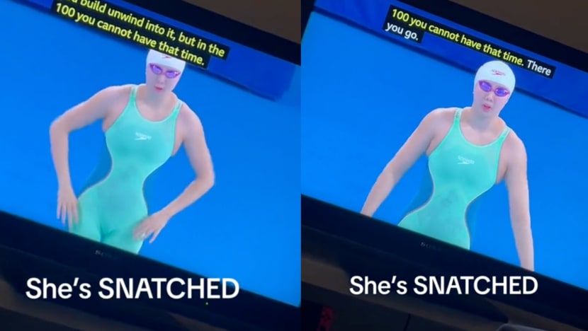 Chinese Swimmer’s Swimsuit Makes Her Look Like She Has A Really Tiny Waist At Paris Olympics