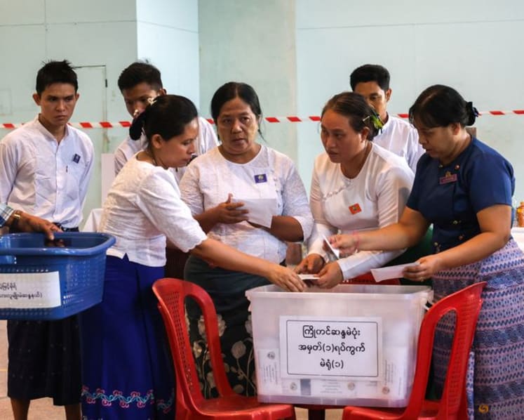 Military-backed party in Myanmar takes lead in first phase of polls