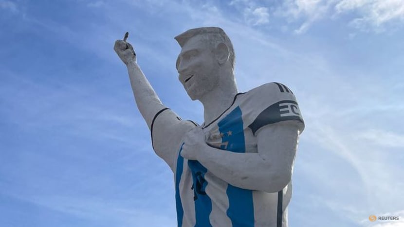 In a Patagonia town with an 85-foot Messi statue, Argentines celebrate advance to World Cup final