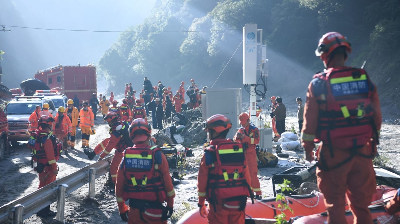 尼泊尔山洪死亡增至682人 搜救进入第四天