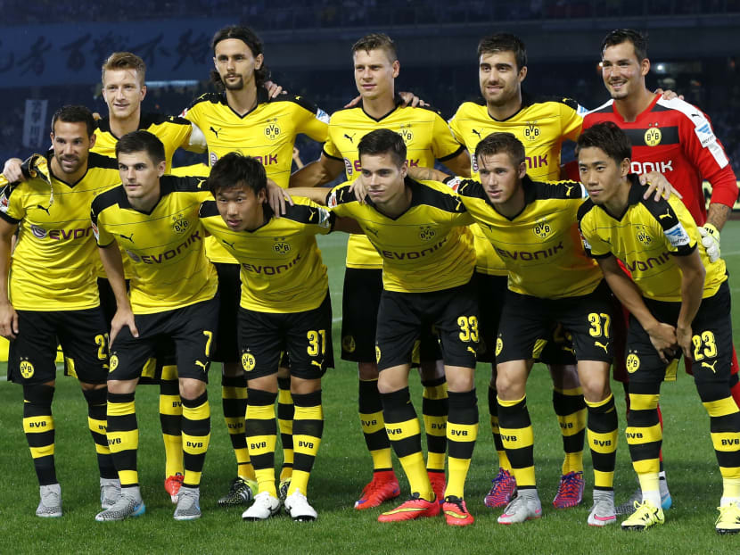 Borussia Dortmund arrive in Singapore
