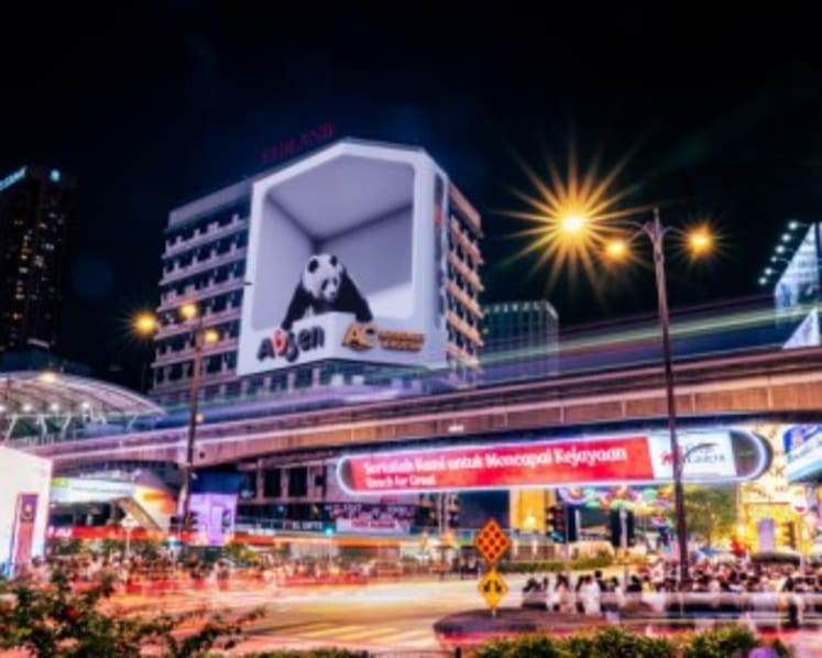 Absen A25 Series Brings 3D Panda to KL’s Golden Triangle