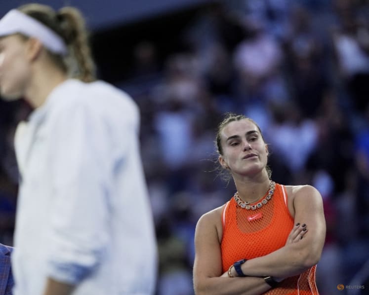 Sabalenka feels weight of three-peat in US Open final loss