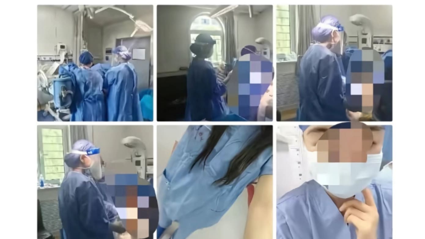 中国实习护士晒手术照 患者隐私部位遭曝光