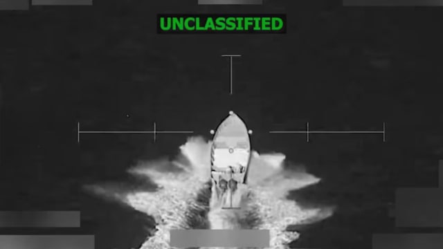 美军再打击东太平洋涉毒船只 击毙五人