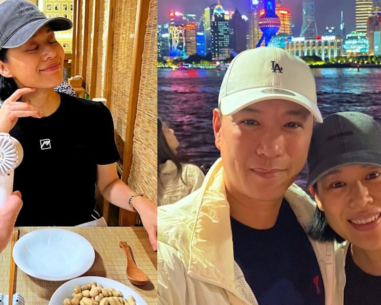 Myolie Wu, 43, praised for being a natural beauty after husband shares pics of her without make-up on