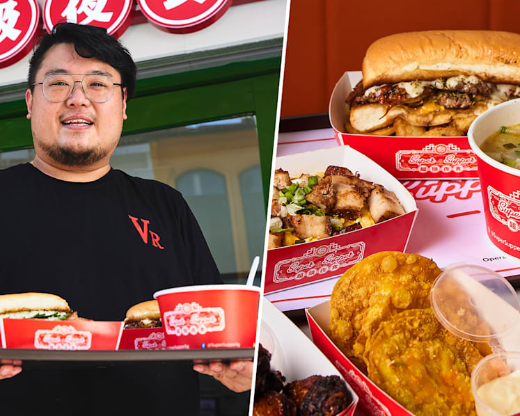 Reimondo Congee Hawker Opens Supper Joint, Cheese Steak Roll & Crab Wonton Served Till 3am Daily
