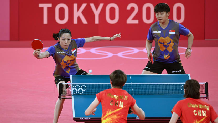 Table tennis: Singapore's women's team ends Tokyo Olympics campaign with quarter-final defeat to China