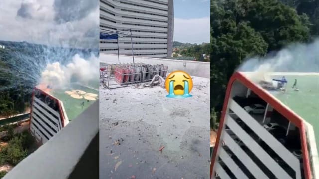 装置跨年烟花时突发爆炸 马国酒店职员一死一伤