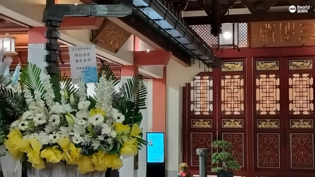 生前是双林寺顾问 庄日昆经常亲临了解发展状况
