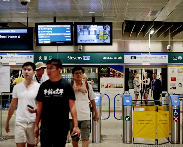 10-minute grace period for commuters who enter wrong platform at Stevens MRT station
