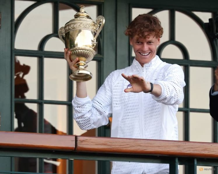 Sinner says successful Wimbledon defence sweet after French Open shock