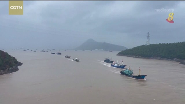台风梅花逼近中国浙江多地发布台风红色预警