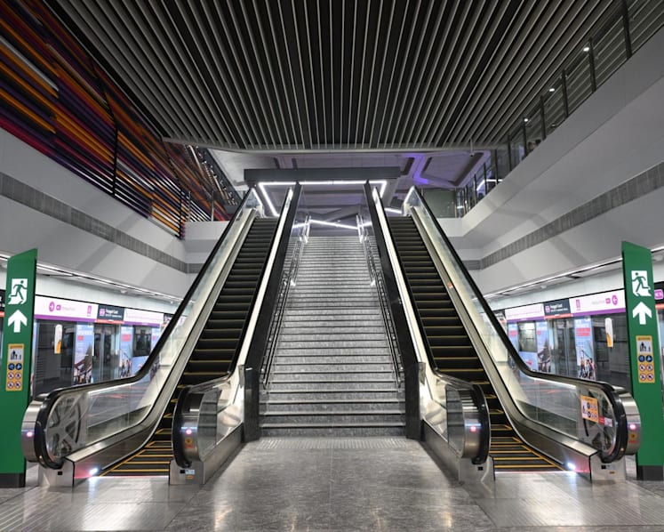 Punggol Coast MRT station opens, enabling commuters to save 15 minutes when travelling to city centre