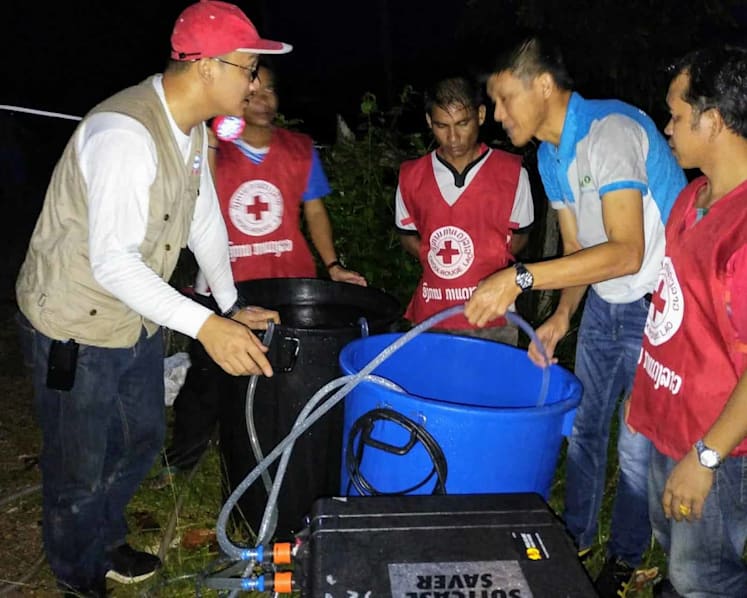 Laos dam collapse: Singapore firms donate portable water systems to shelters