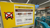 Regular train services resume on Thomson-East Coast Line after morning disruption: SMRT