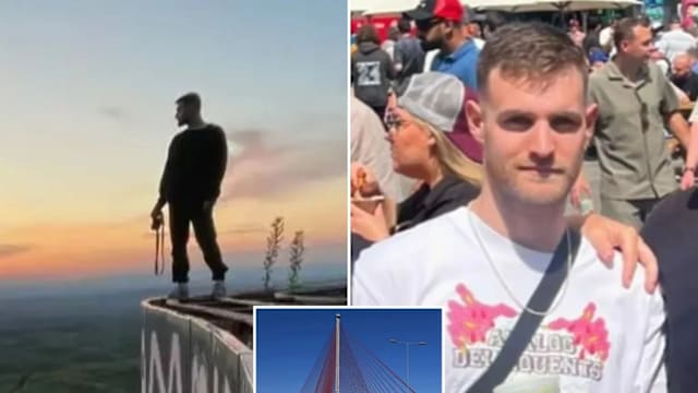 英国“玩命”网红攀高桥拍片坠亡验尸庭裁头部重创不治- 8world