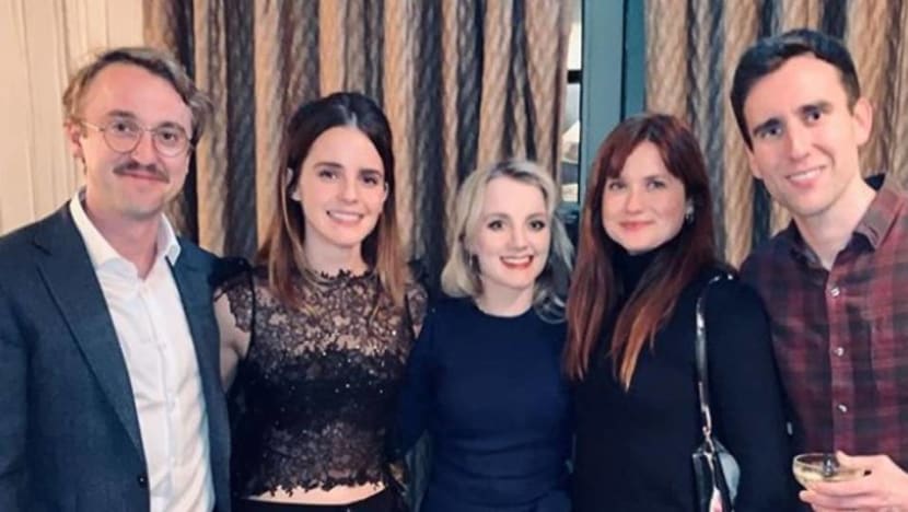 Emma Watson has a Harry Potter Christmas reunion with Hogwarts friends Emma Watson has a Harry Potter Christmas reunion with Hogwarts friends