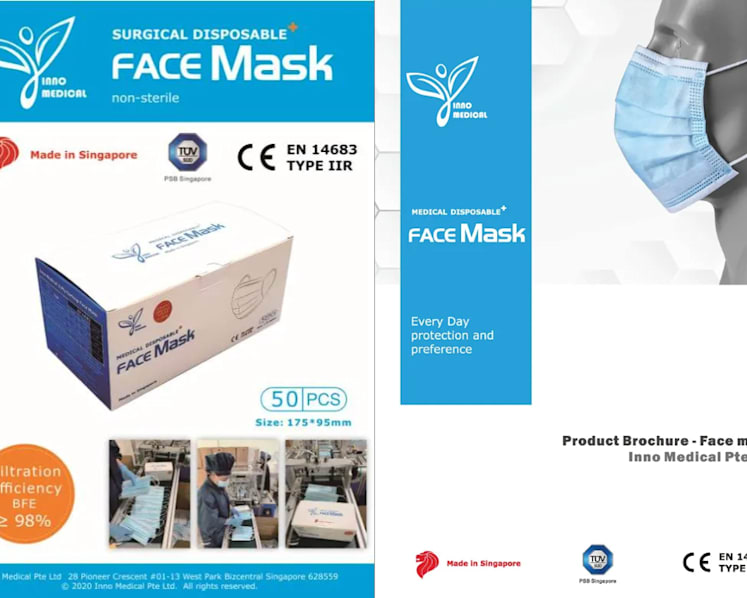 Company fined S$10,000 for manufacturing 2.2 million masks without required licence