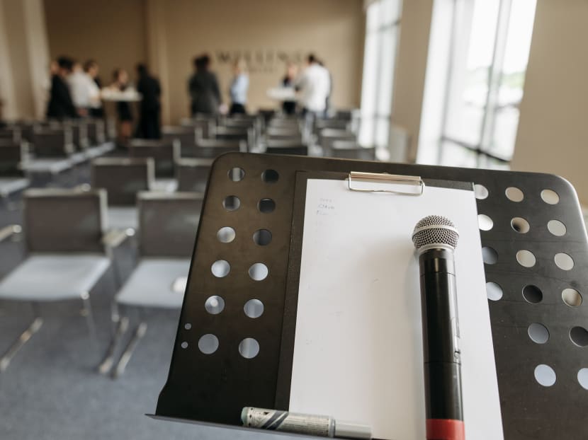 Professionals might need to ease themselves back into physical networking gently, says the author.