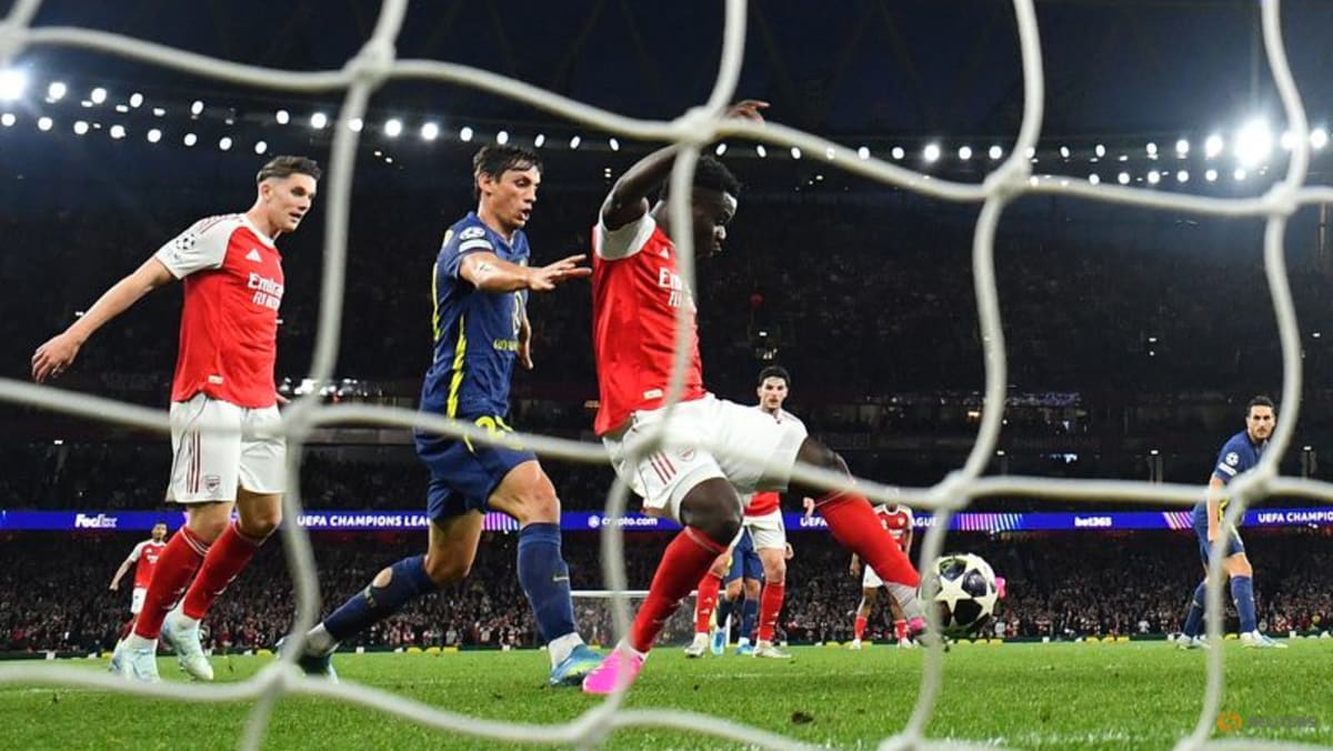 Saka sends Arsenal past Atletico into Champions League final