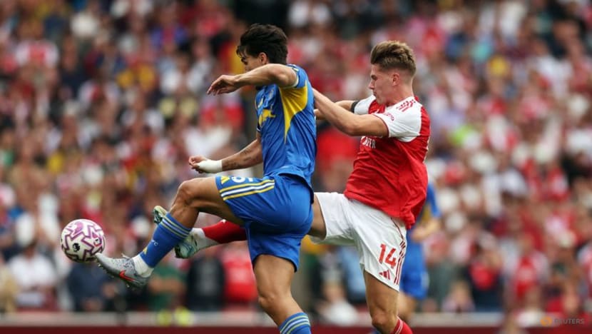 Arsenal's Gyokeres grabs first Premier League goals in 5-0 thrashing of Leeds Arsenal's Gyokeres grabs first Premier League goals in 5-0 thrashing of Leeds