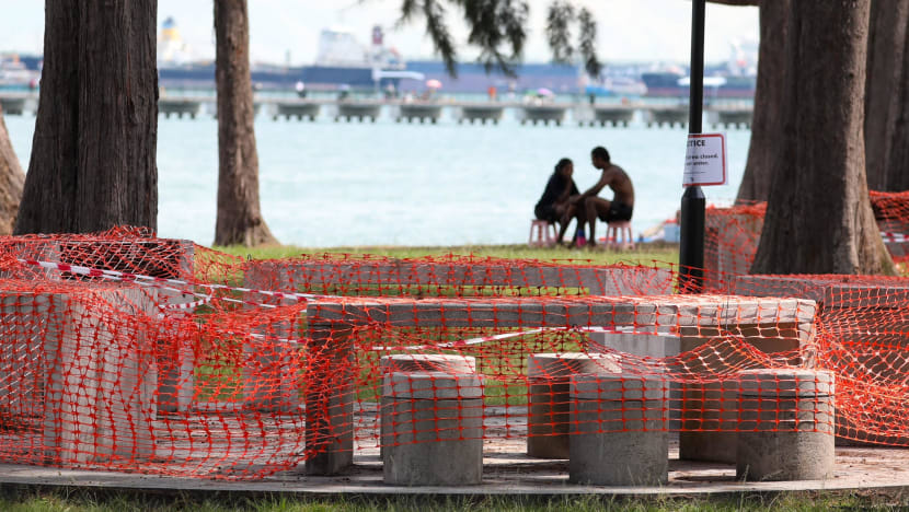 77 fined for breaking Covid-19 rules at parks, beaches during heightened alert phase; 2 eateries ordered shut