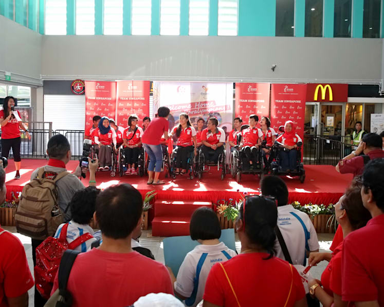 Singapore's Paralympians feted with celebratory parade