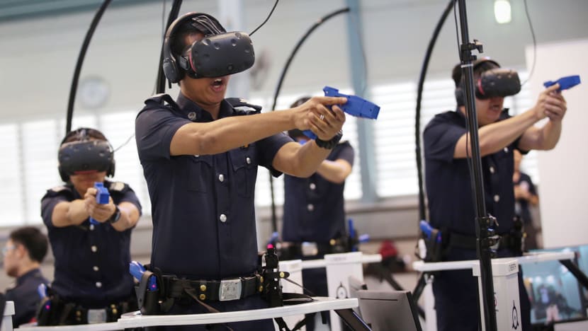 Mobile truck to train and test police officers via VR tech