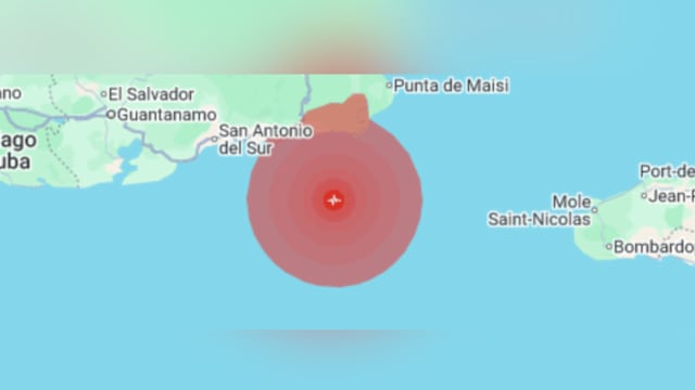 古巴近海5.8级浅层地震 暂无人员伤亡