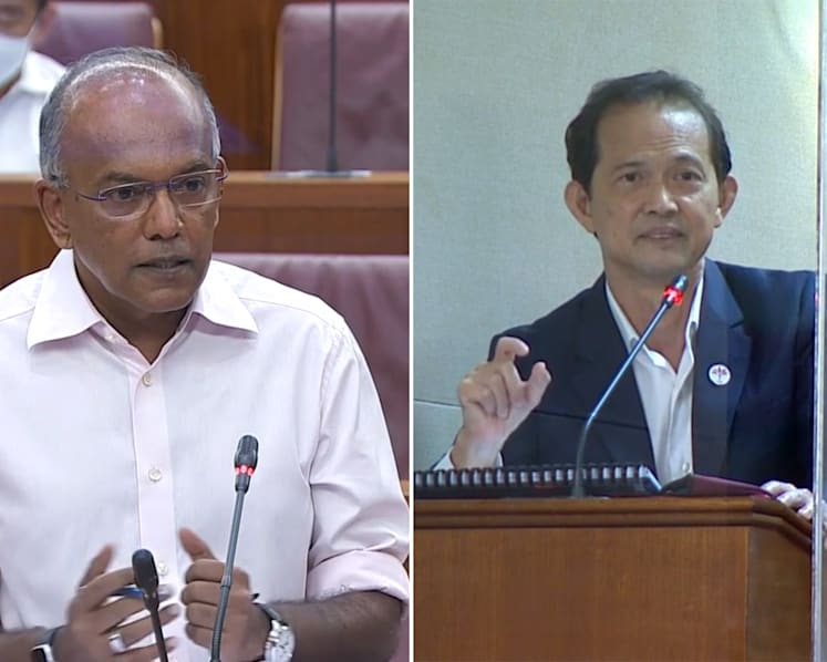 Foreign talent debate: Shanmugam grills NCMP Leong Mun Wai on ‘racist’ stance, knowledge of FTAs, ‘right’ number of foreign PMETs