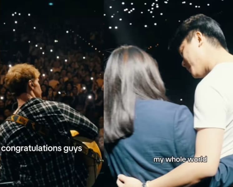 Couple gets engaged during Irish band Kodaline's concert at the Star Theatre