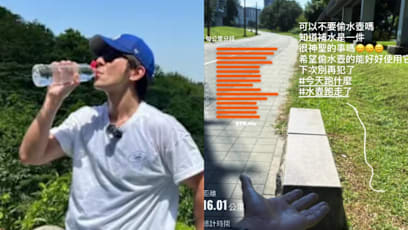 Emerald Hill Star Xiu Jie Kai Has Water Bottle Stolen Mid-Run, Jokes Thief Should Put It To Good Use