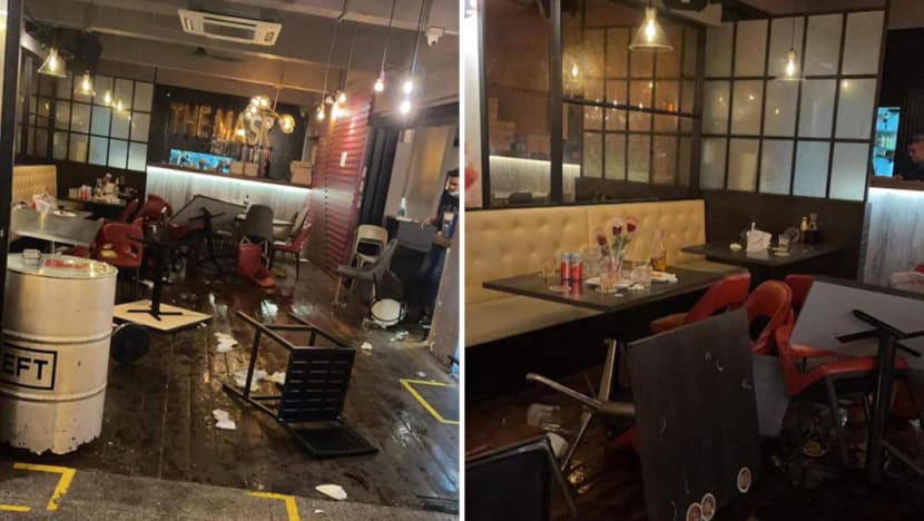 7 men arrested for suspected rioting, rash act after fight breaks out at Circular Road restaurant