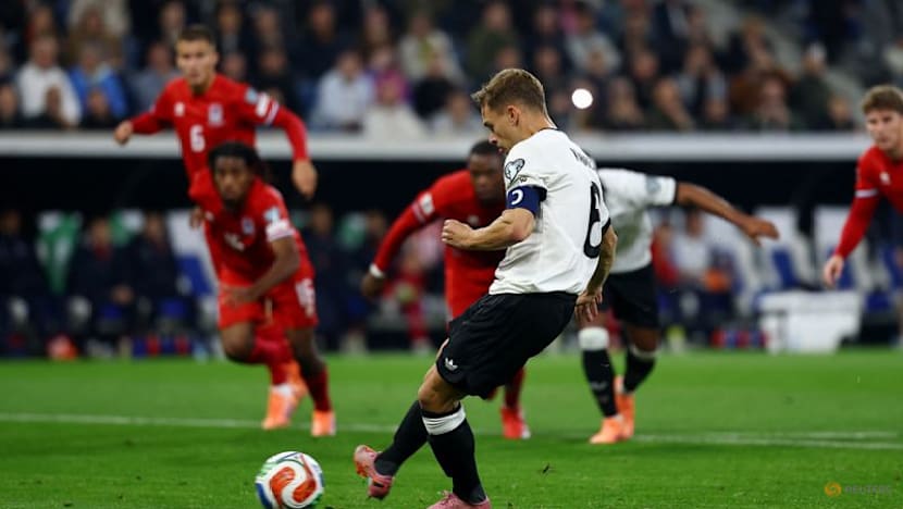 Kimmich double fires Germany top in 4-0 win over 10-man Luxembourg