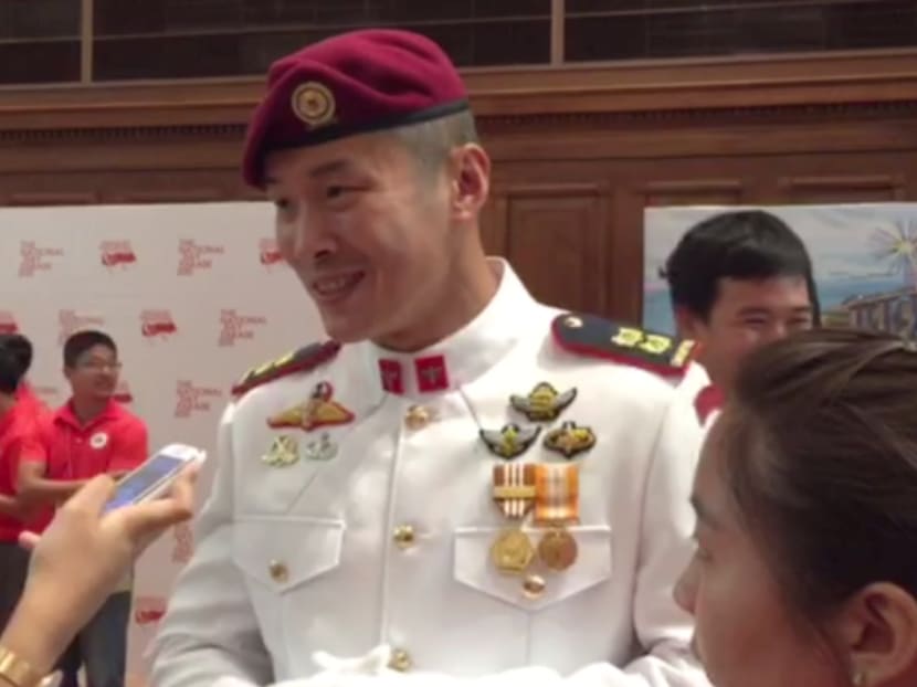 National Day Parade 2015 Commander Lieutenant Colonel (LTC) Alvin Tjioe.