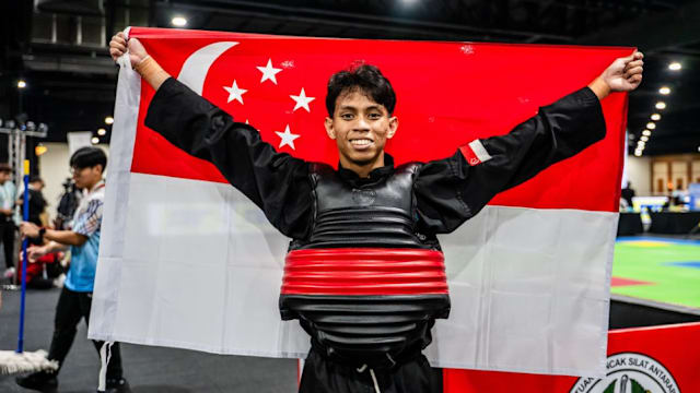 男子对打项目力挫印尼 马来武术摘本届首金
